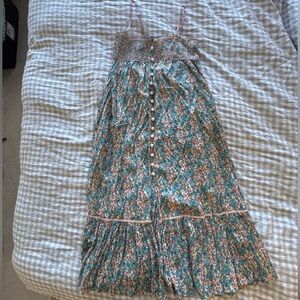 Free People Floral Button Down Dress